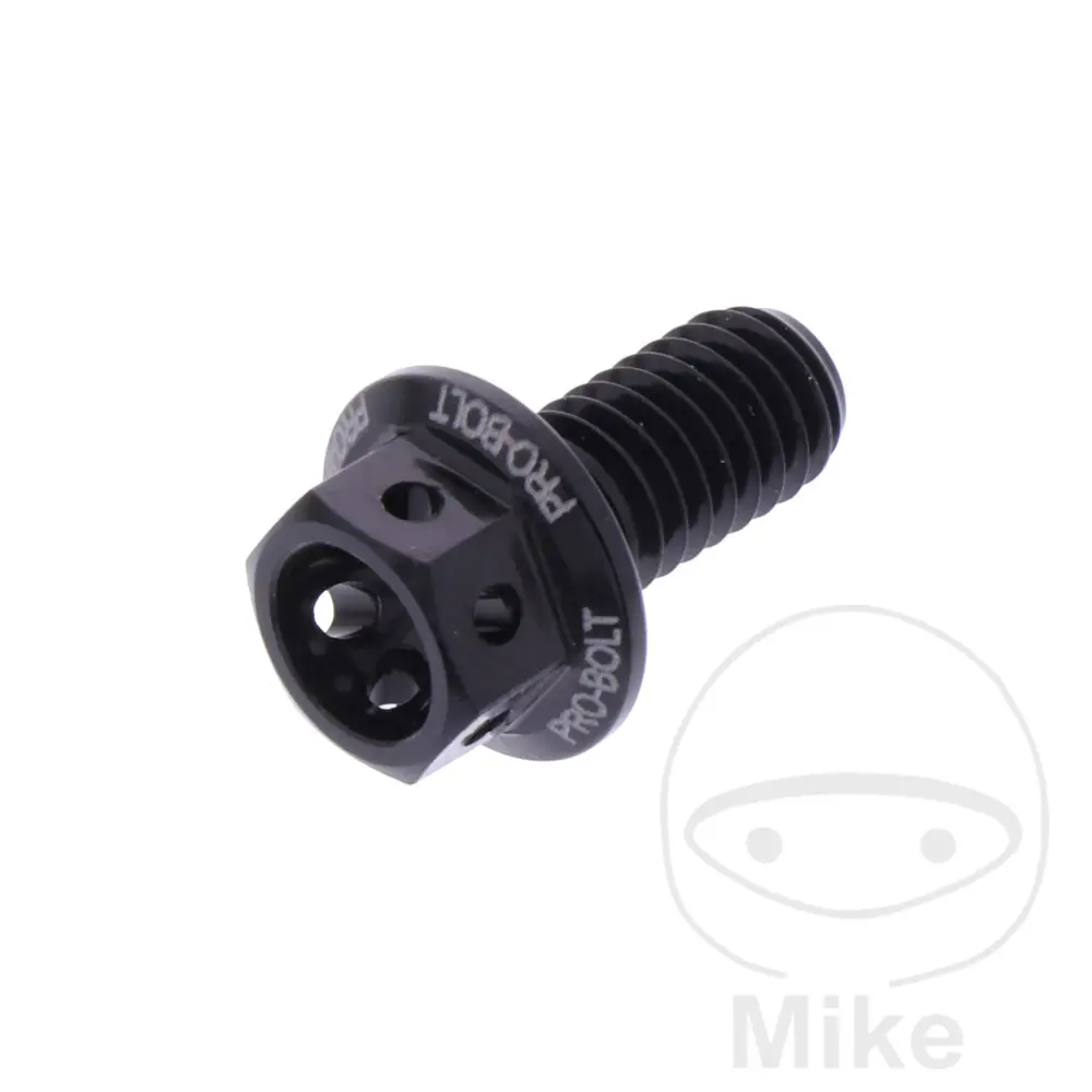 Šroub 6 hran JMP BOLT M6x1 mm 12 mm AL RAC černý