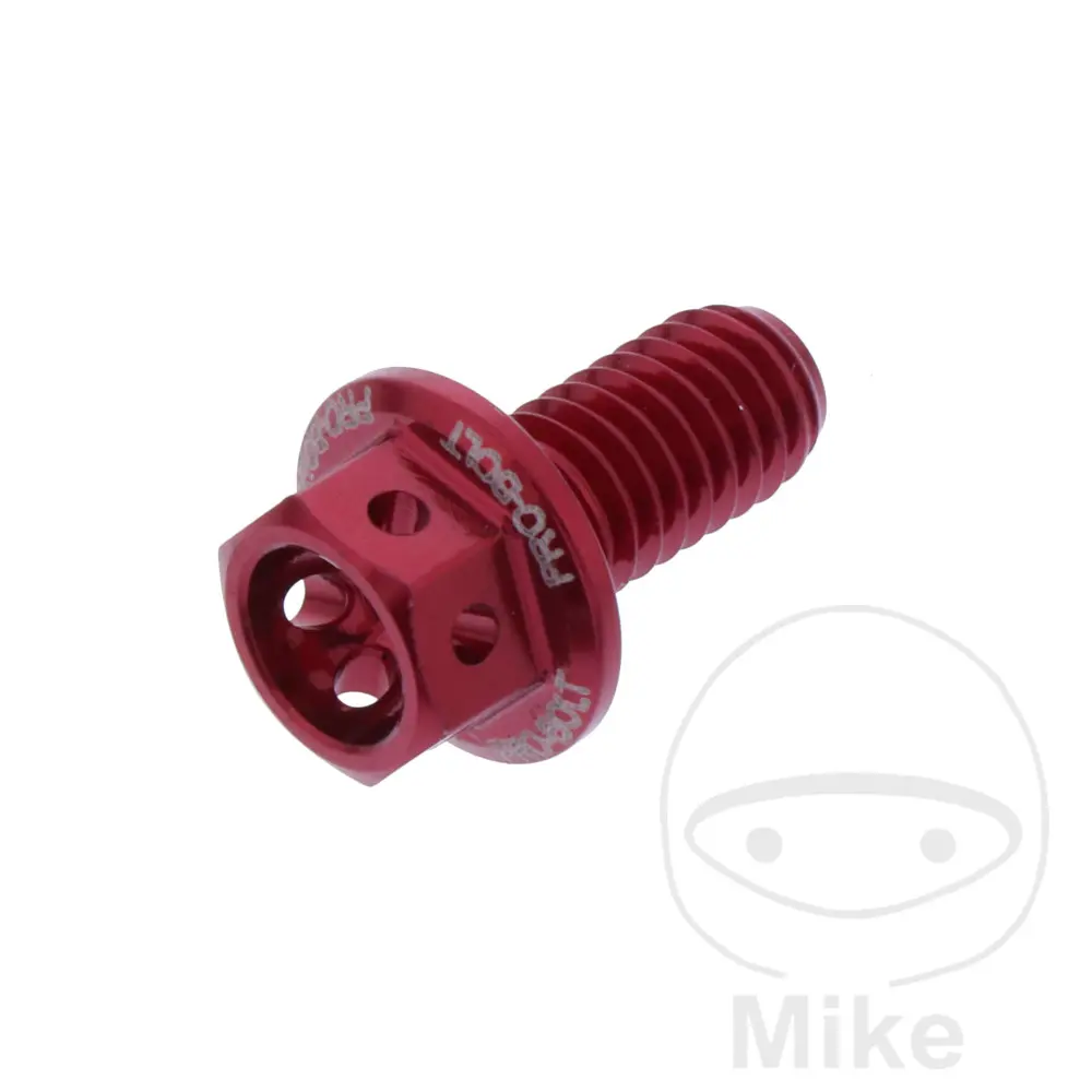 قلاووظ 6 جوانب JMP BOLT M6X1MM 12MM AL RAC أحمر