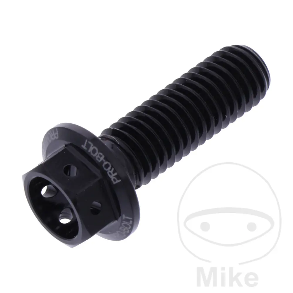 JMP Bolt M8X1.25 mm 25 mm 알루미늄 프리드릴 블랙 헥사곤 볼트