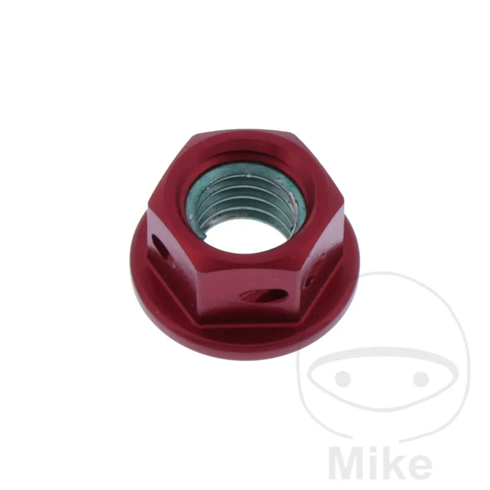 JMP Bolt M8X1.25 mm 알루미늄 프리-드릴드 레드 크라운 너트