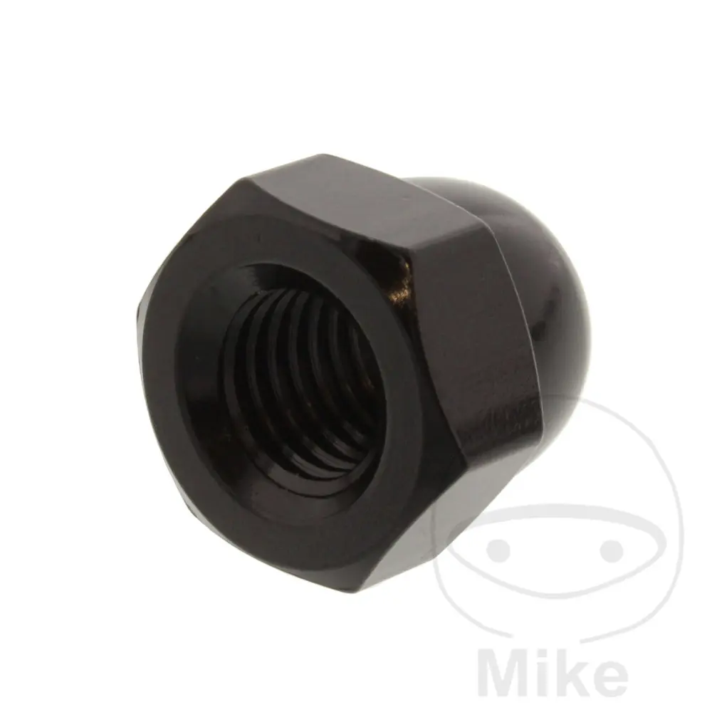 JMP Bolt M10 x 1.50 mm 黑色铝制盖形螺母