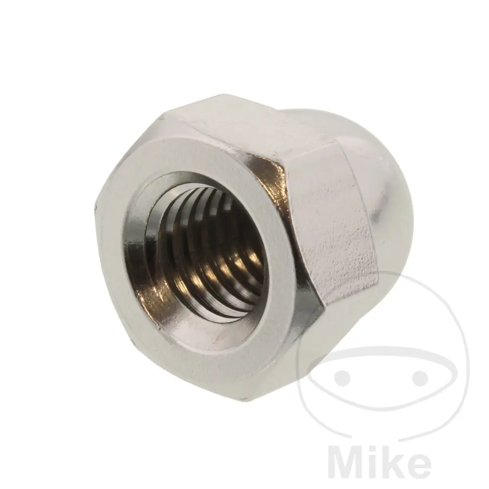 Dome cap nut JMP Bolt M10 x 1.50 mm Alu Silver