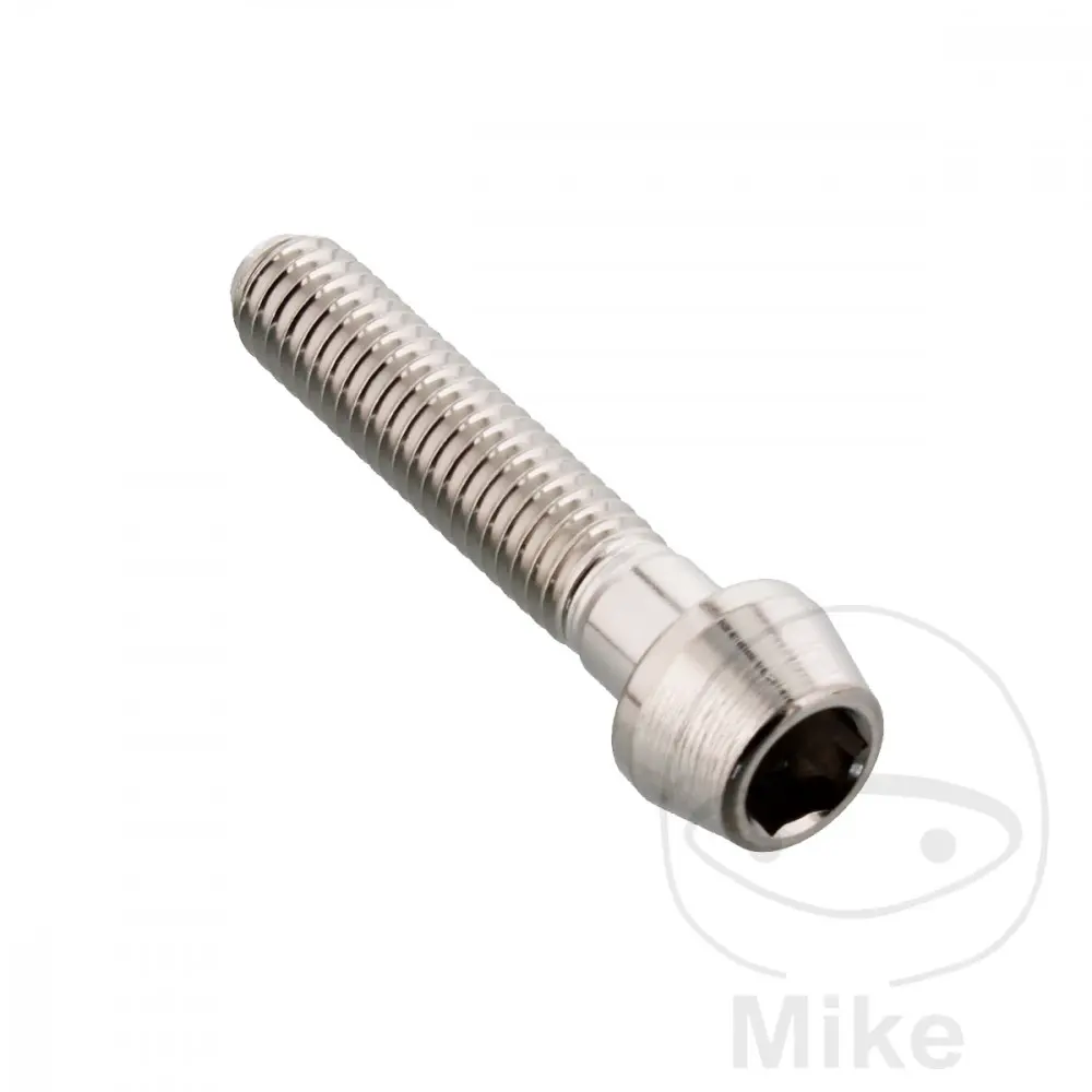 JMP Bolt 六角穴付きボタン頭キャップスクリュー (テーパー) M6X1.00 mm 30 mm ステンレス鋼 V4A
