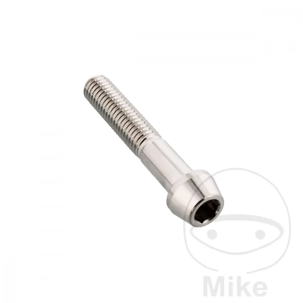 BTR JMP Bolt M8x1.25 mm 45 mm V4A 스테인리스 스틸 테이퍼 헤드 볼트