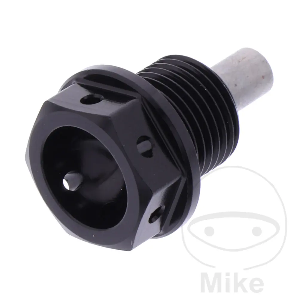 Bouchon de vidange magnétique JMP Bolt M14X1.25 mm 12 mm Alu noir