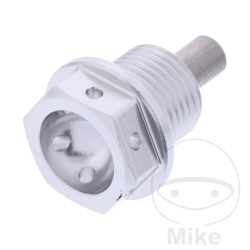 Bouchon de vidange magnétique JMP Bolt M14x1,25 mm 12 mm aluminium pré-percé argent