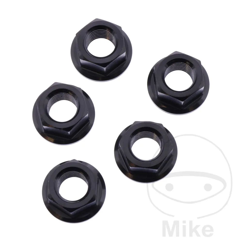 صامولة تاج جي إم بي بولت M10X1.25MM فولاذ مقاوم للصدأ A4 أسود
