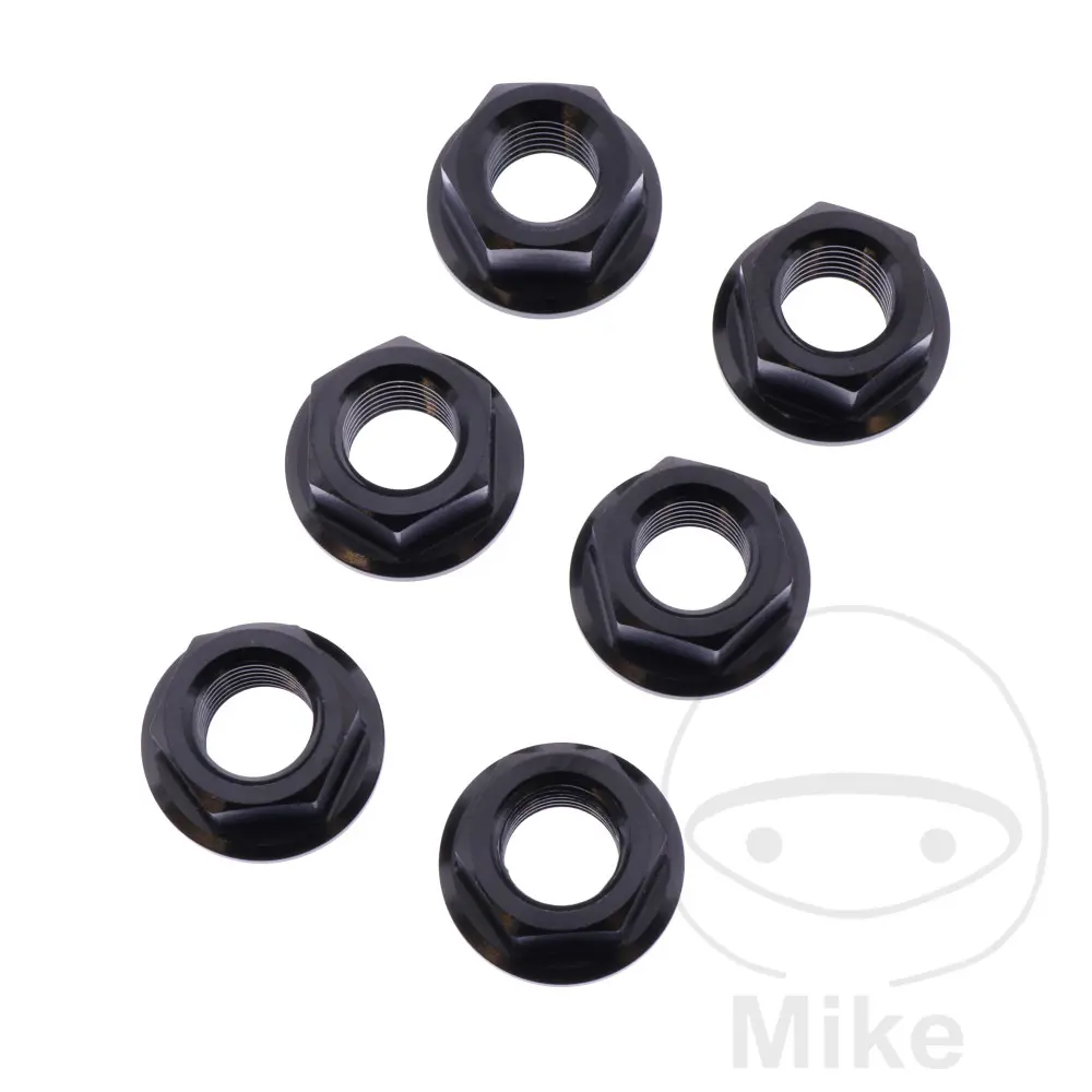JMP 볼트 M10X1.25MM VA A4 블랙 스프로킷 너트 키트