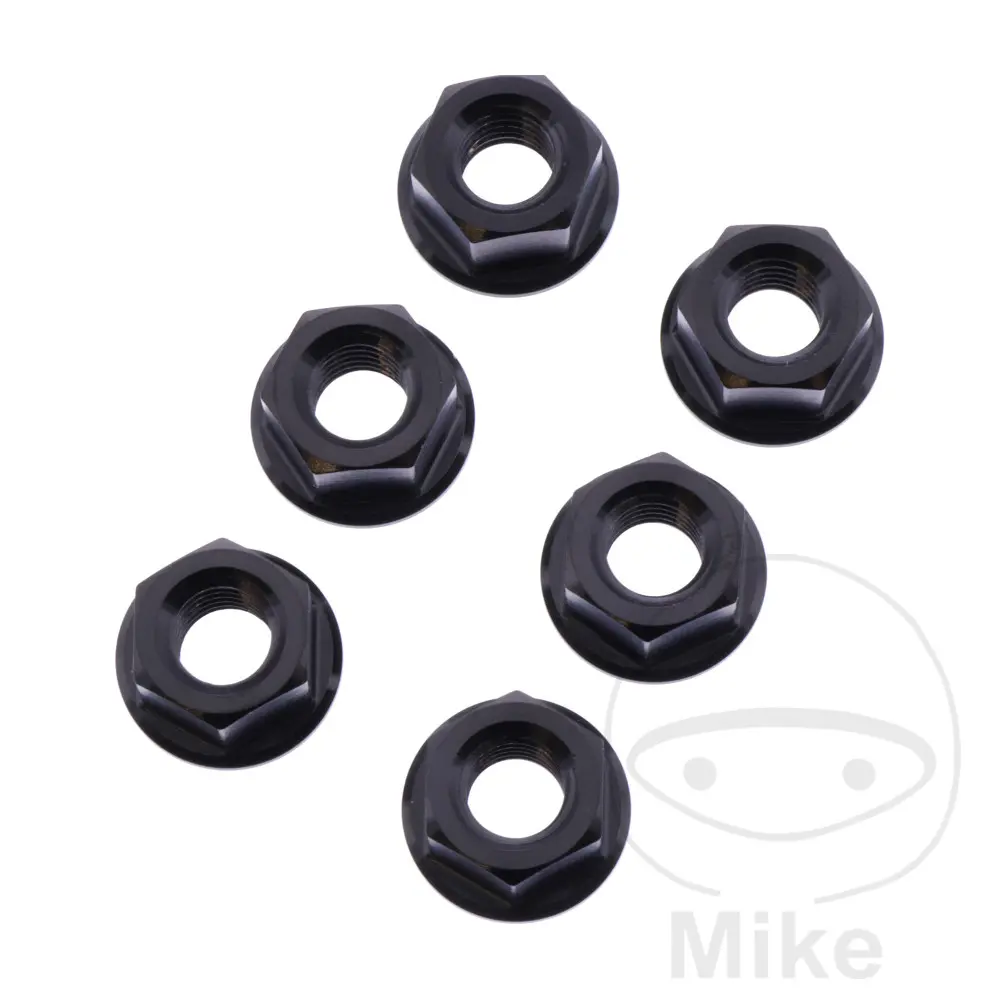 크라운 너트 키트 JMP Bolt M8x1.25mm 스테인리스 A4 블랙