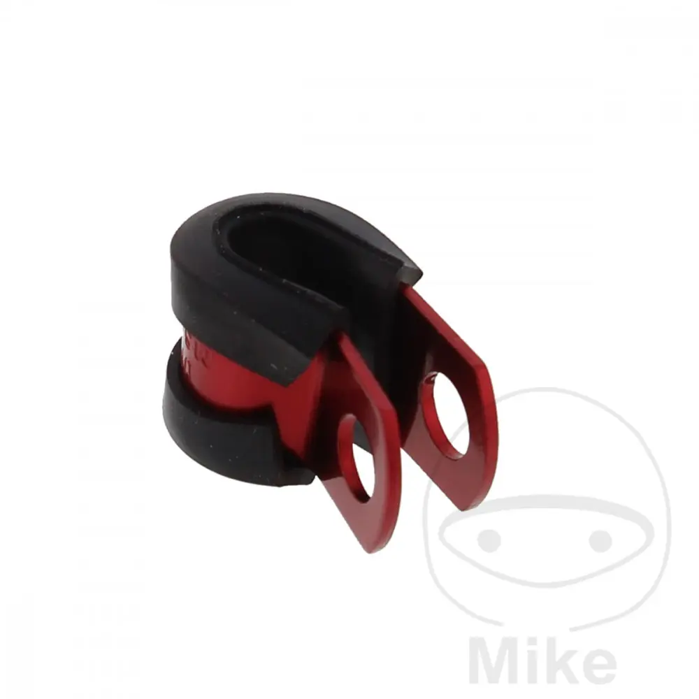 Supporto tubo freno JMP BOLT 6MM AL Rosso