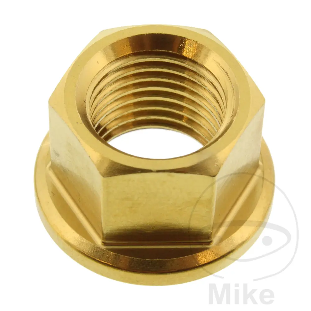 JMP Bolt Kettenradmutter M12 x 1,25 mm Edelstahl V4A Gold