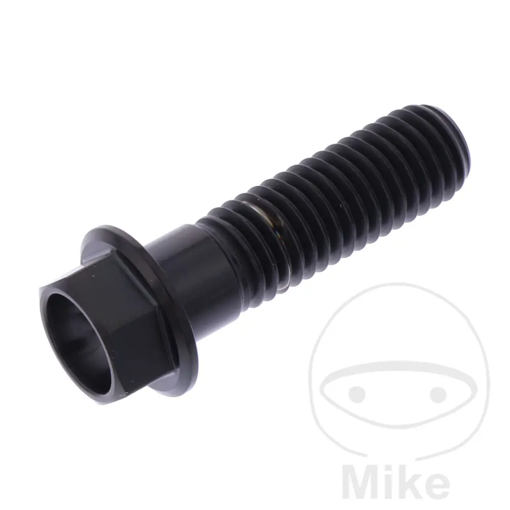 برغي برأس سداسي M10 x 1.50 ملم طول 35 ملم من التيتانيوم الأسود JMP