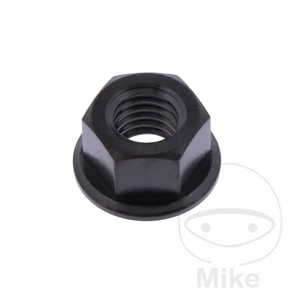 JMP M8X1.25 mm 블랙 타이타늄 크라운 너트