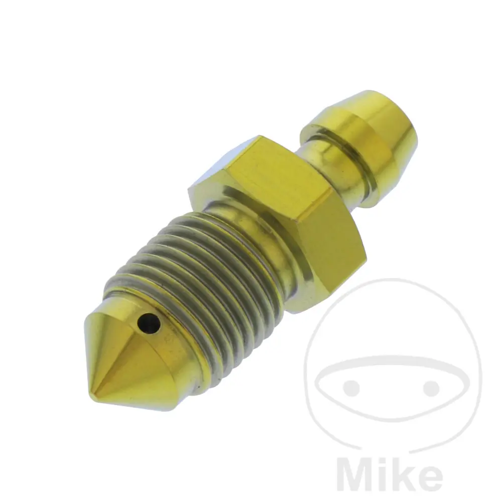 Vypúšťací skrutka brzdy M10 x 1.00 mm Titan Zlatá JMP