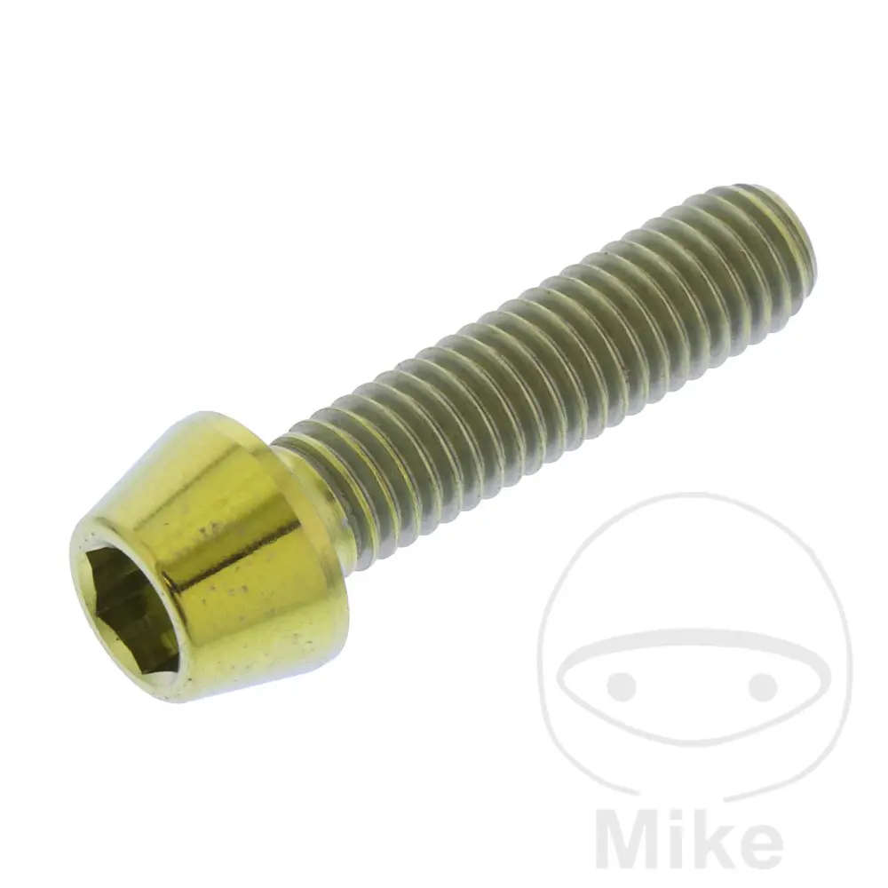 M5X0.8 mm 20 mm Titanium Gold socket head cap screw JMP