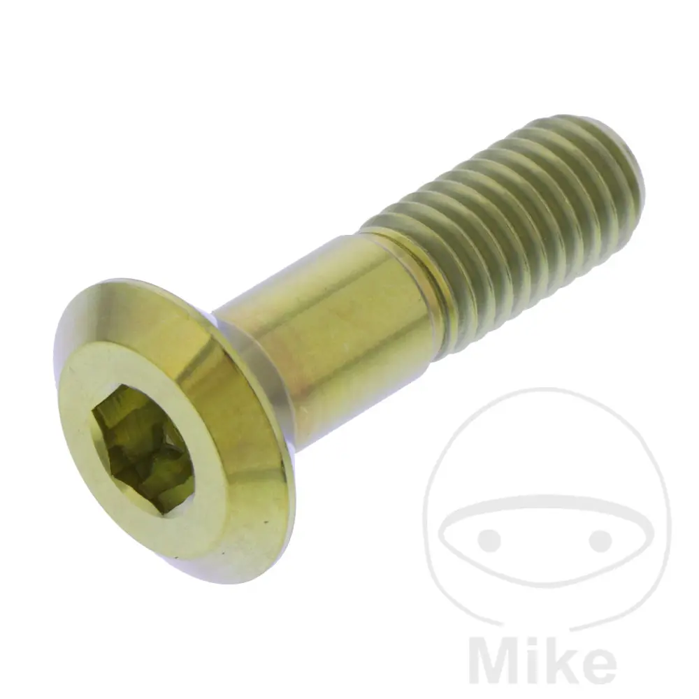 Ritzel-Mutter JMP M8x1.25 mm 31 mm Titan Gold