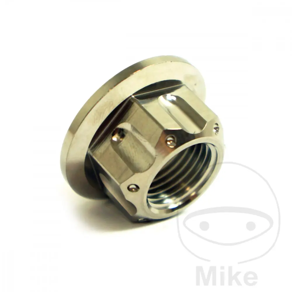 صمولة محور M18x1.50 24 مم من الفولاذ المقاوم للصدأ A4 من JMP