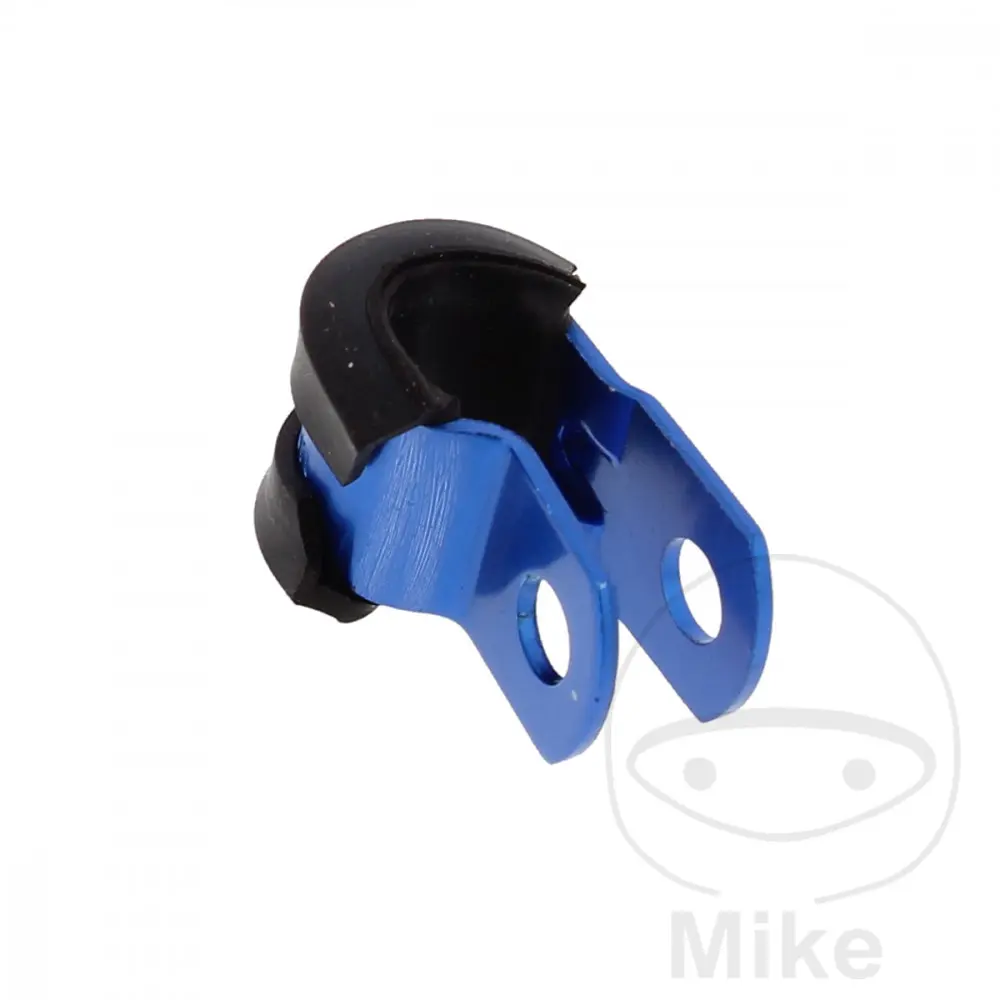 Collier de fixation de durite JMP Bolt 5 mm alu bleu