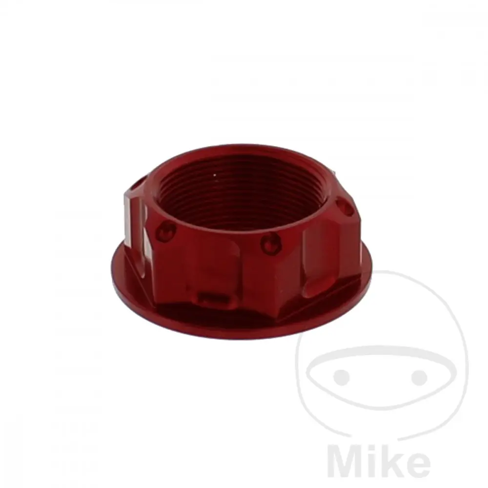 JMP 볼트 M24X1.00MM 알루미늄 레드 스티어링 헤드 너트