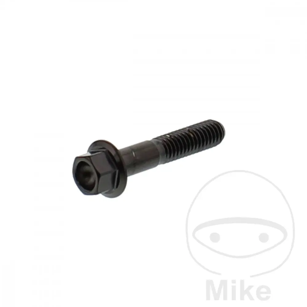Винт с шестоглавна глава M6X1.00 30 mm неръждаема стомана A4 черен JMP