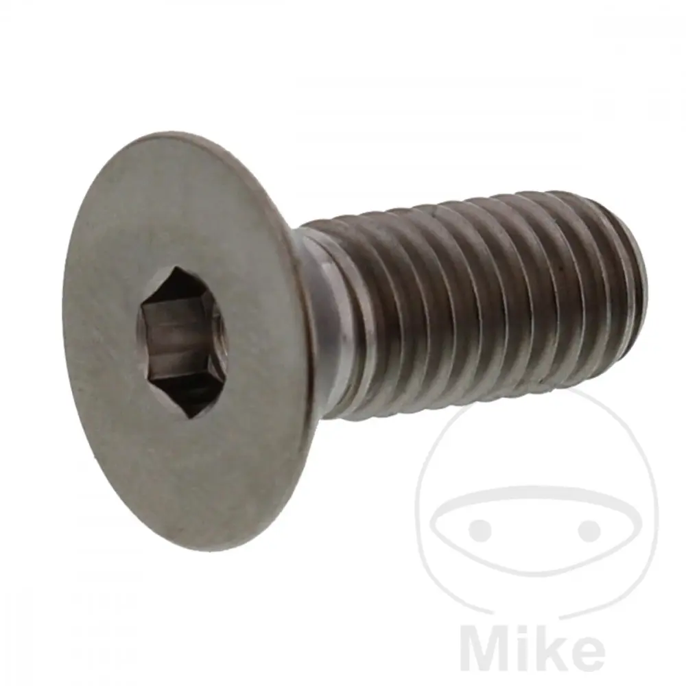 Vis à tête fraisée JMP Bolt M8x1.25 20 mm titane