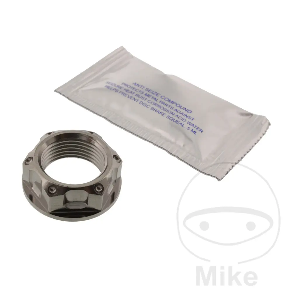 Matice osy M18x1,50 27 mm titan zlatá JMP