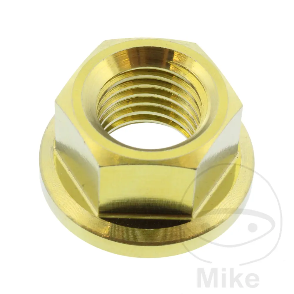 صامولة تاج JMP Bolt M10X1.25MM تيتانيوم ذهبي