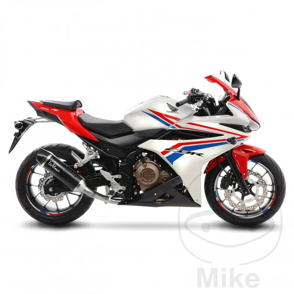 レオビンチェ ネロ CB500F 用 認証済み サイレンサー — 第3ビュー