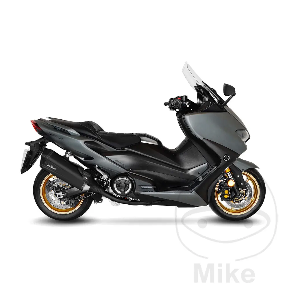 Ligne complète Leovince collecteur peint noir LV-12 Black Edition T-Max 560/Tech Max homologuée — vue 3