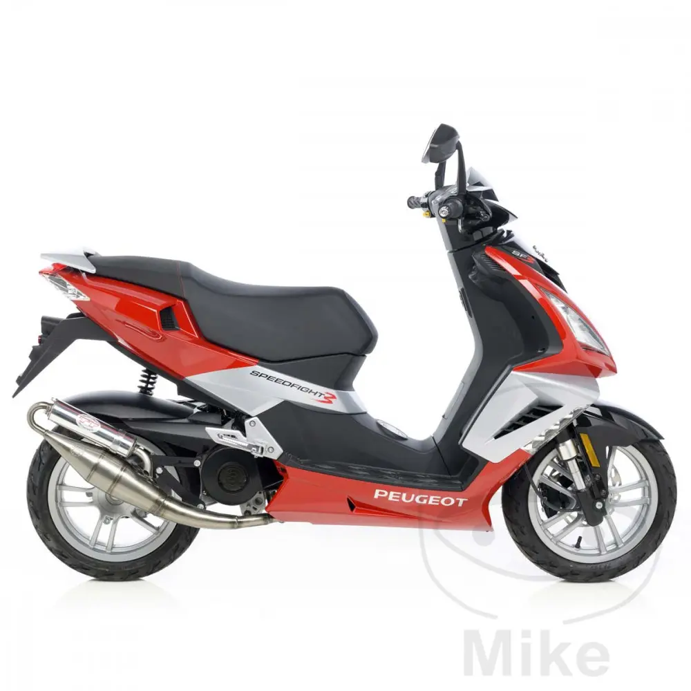Schalldämpfer Leovince TT poliert Peugeot 50 Ludix Blaster Jet Force DTSI I.E Speedfight 3 (ref 4059)