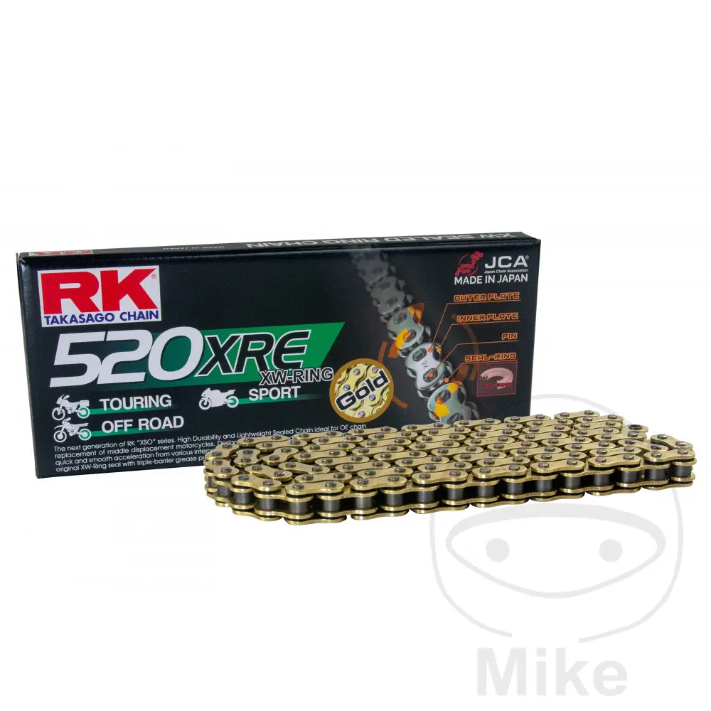 Chaîne RK 520XRE-116 CLF or