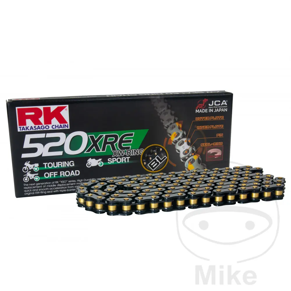 آر کے ایکس ڈبلیو اوپن ڈرائیو چین SW520XRE/11 وِد ریویٹ لنک