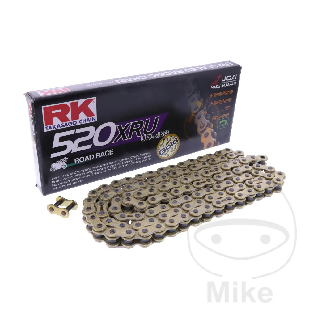 RK Chaîne de transmission GB520XRU/12 ouverte avec maillon à rivet