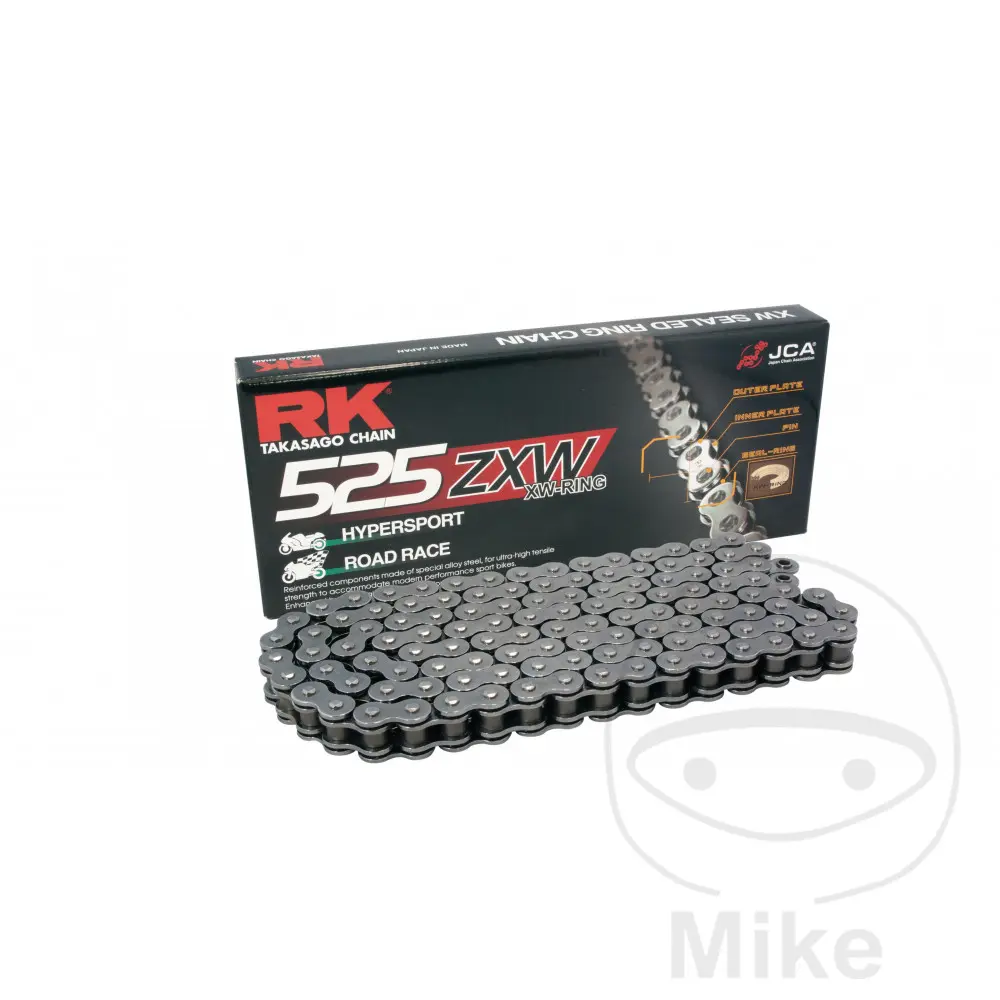 Kette RK 525ZXW X-Ring 112 Glieder offen mit Niete