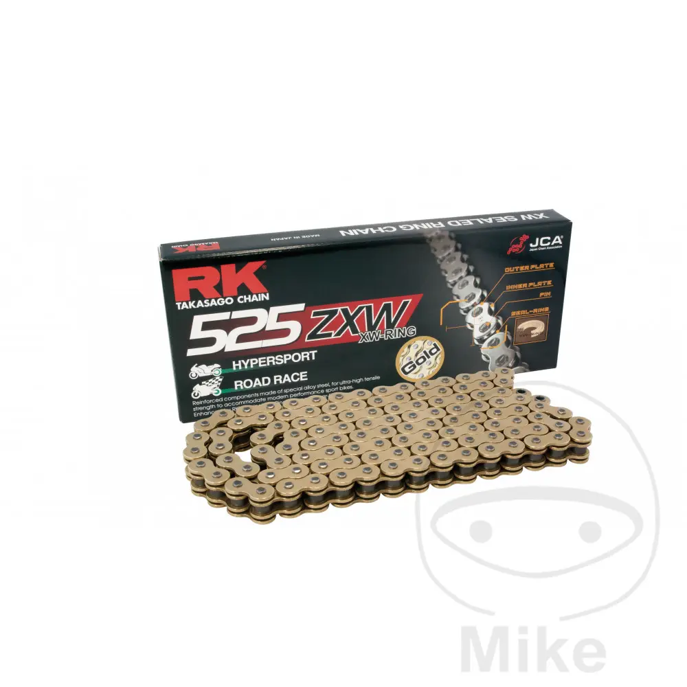 RK XW GB525ZXW 체인 120링크 오픈 with 리벳