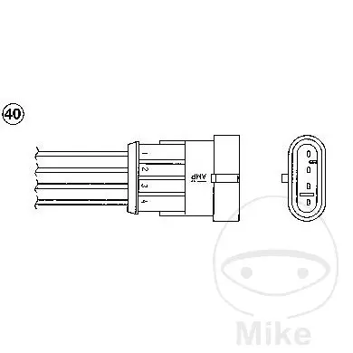 Lambda sensor NGK — Electronic components