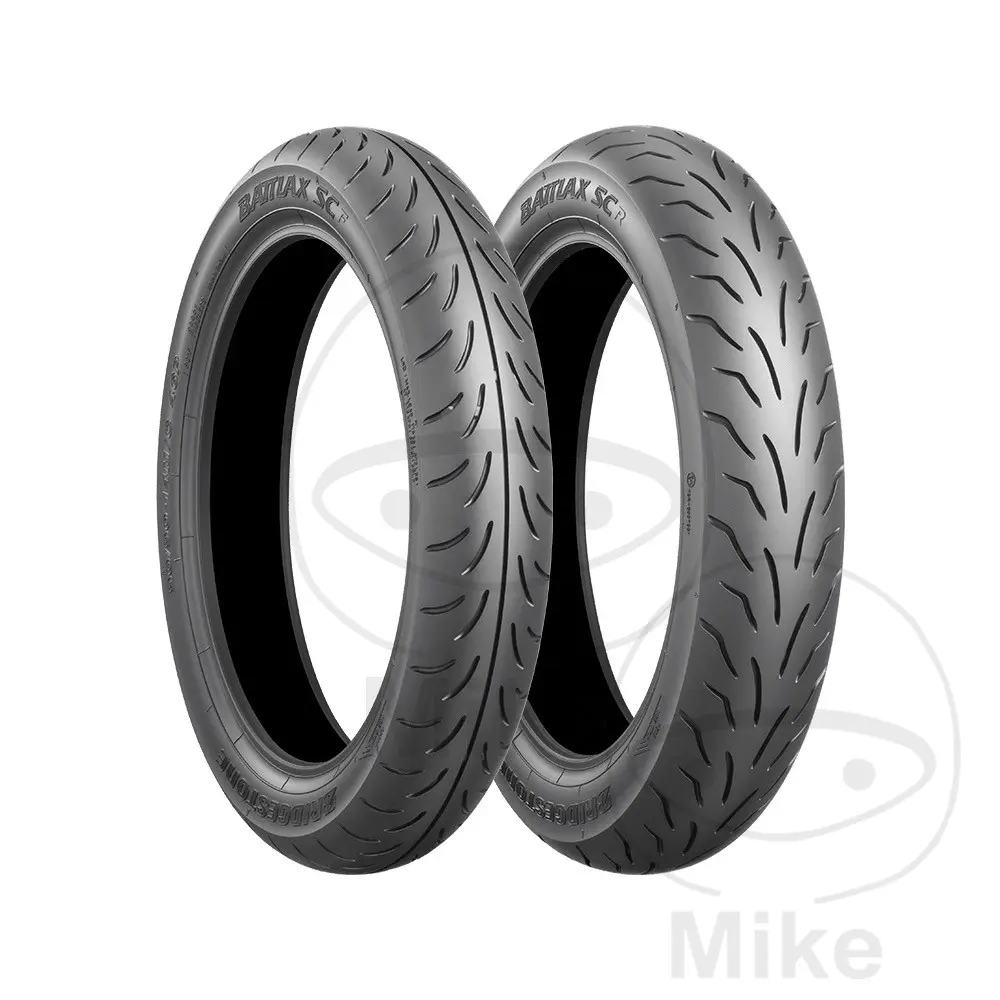 Reifen hinten Scooter 14'' 100-90-14 Bridgestone Battlax SC TL 57P verstärkt