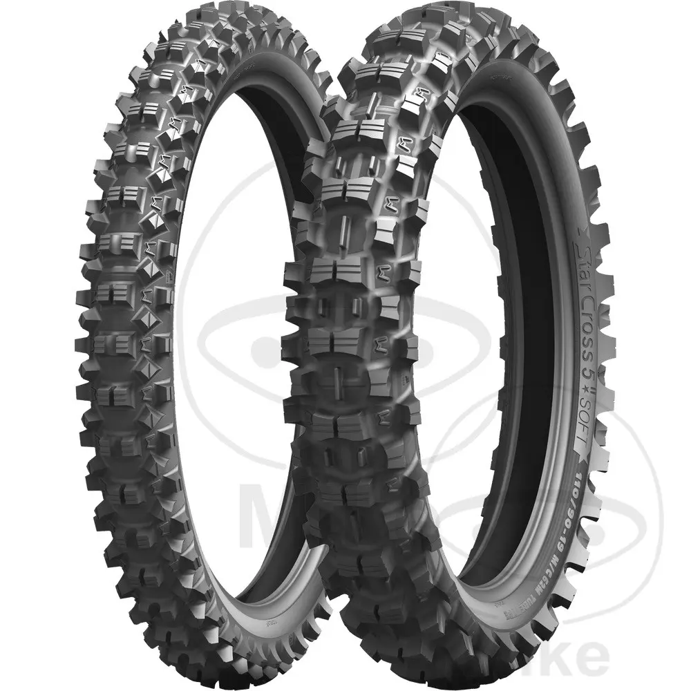 Pneu moto 16'' 90/100-16 Michelin Starcross 5 Soft arrière TT 51M
