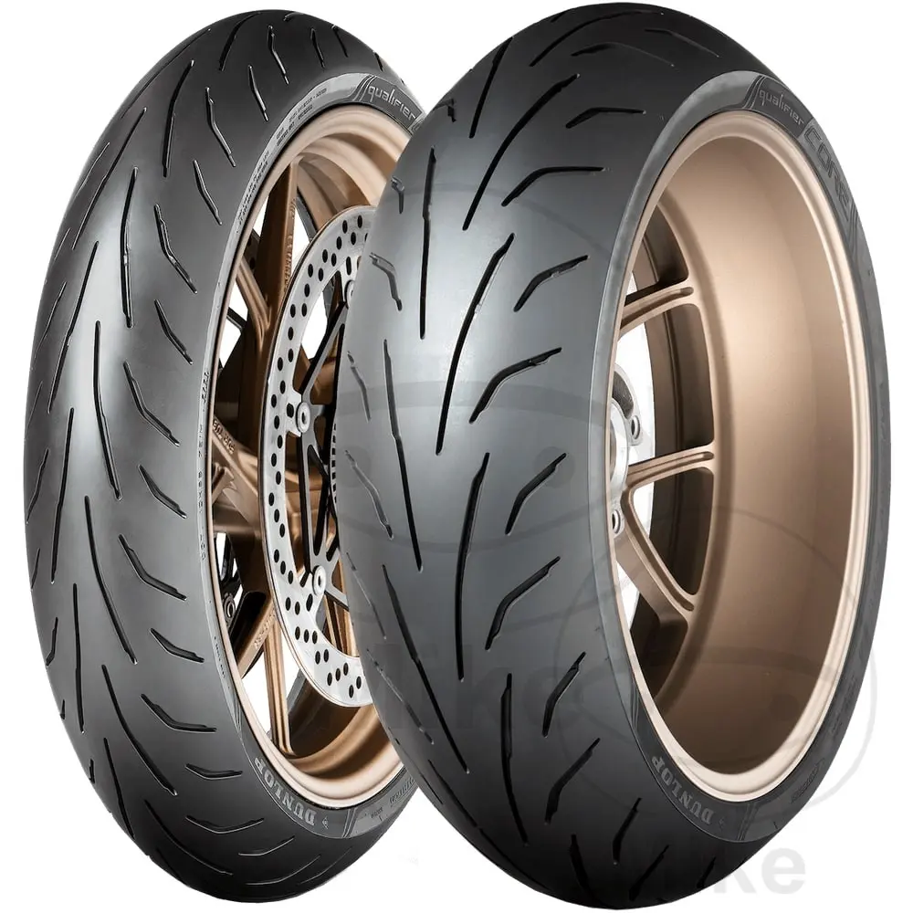 リアタイヤ Dunlop Qualifier CORE 180/55 ZR17 73W TL