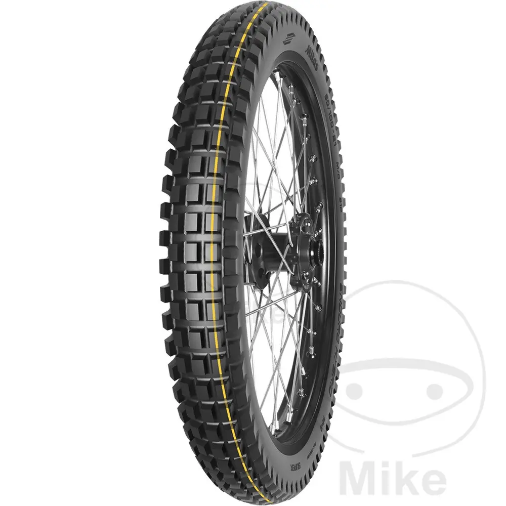 ریئر ٹائر 120/100-18 68P TL/TT Mitas Enduro Hybrid Super Yellow