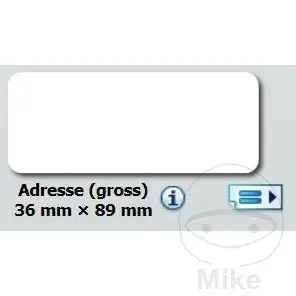 Étiquette 36x89mm 99012 DYMO Label