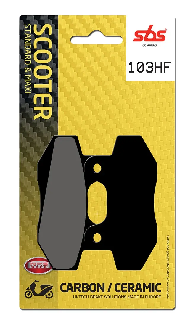 Plaquettes de frein SBS 103 (551 HF)