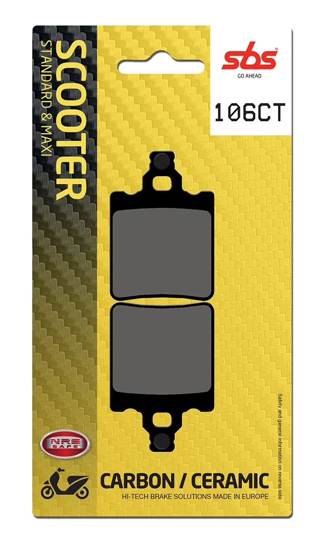 Тормозные колодки SBS 106CT (574)