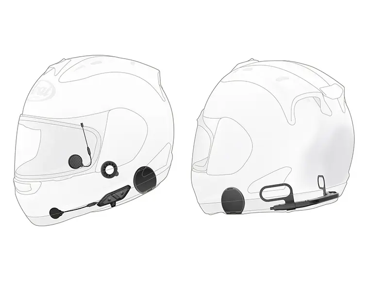 Système de communication SENA 10U pour casque intégral ARAI