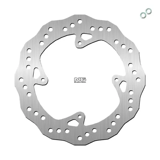 NG BRAKES کٹ ویو فلوٹنگ ڈسک اور بریکٹ - پیچھے کا بریک ڈسک