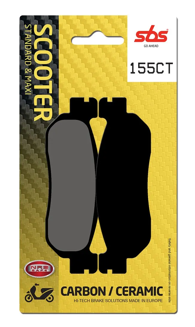 Спирачни накладки SBS 155CT (728)