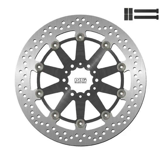 NG BRAKES Sada plovoucího kotouče a šroubů 1596GK32