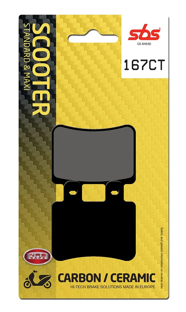 Plaquettes de frein SBS 167CT (773)