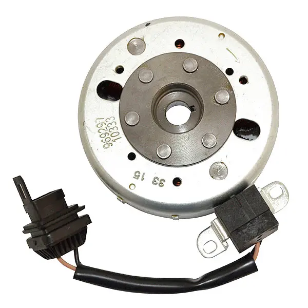 Allumage adaptable SGR 12 pôles Piaggio 50 Zip 4T 2000+, ET4, Liberty 4T 2000+, Vespa LX 4T 2005+, Fly 4T 2005+, Aprilia 50 Scarabeo 4T 2002+, Derbi 50 Atlantis 4T 2004+