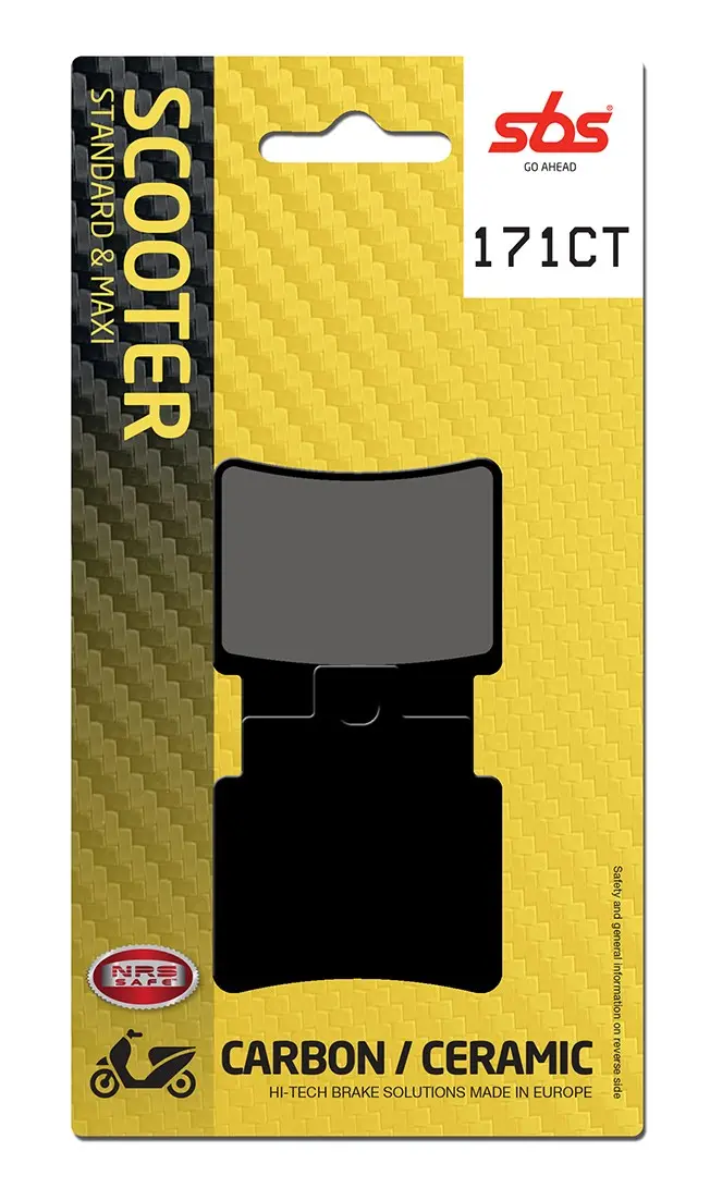 Тормозные колодки передние SBS 171CT (775)